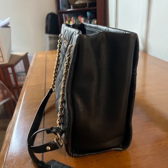 Kate spade quilted black leather tote bag - Picture 5 of 5